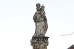 Burgenland 3D - Draßburg - Mariensäule mit Wappen