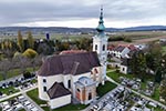 Burgenland 3D - Zemendorf-Stöttera - Pfarrkirche Mariä Himmelfahrt mit Wappen